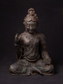 Antique bronze Guan Yin statue from Burma made from Bronze
