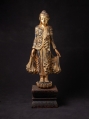 Old wooden Mandalay Buddha statue from Burma made from Wood
