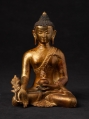 Old Nepali Medicine Buddha statue from Nepal made from Bronze