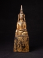 Antique wooden Shan Buddha statue from Burma made from Wood