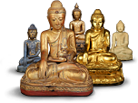 antieke Boeddhabeelden